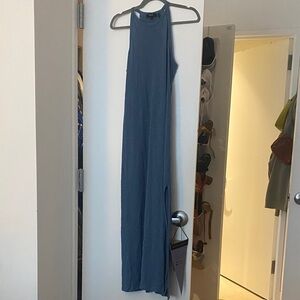 Theory Sleeveless Light Blue Maxi dress